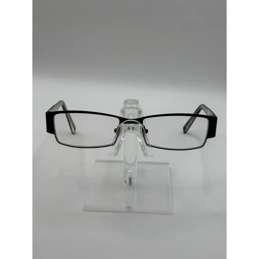 Converse Flip Book Eyeglasses Frames Dark Gunmetal 53-17 Semi Rimless Optical